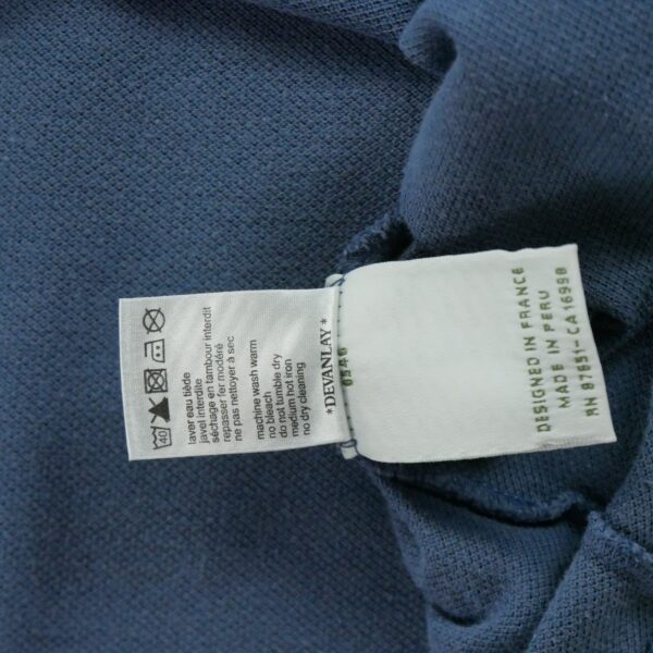Polo manches courtes homme bleu Lacoste Col Polo