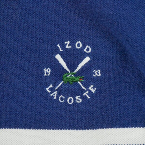 Polo manches courtes homme bleu Lacoste Motif a rayures Col Polo