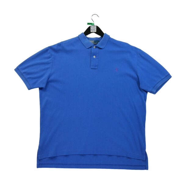 Polo manches courtes homme bleu Polo Ralph Lauren Col Polo
