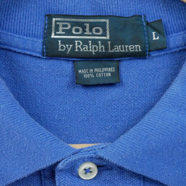 Polo manches courtes homme bleu Polo Ralph Lauren Col Polo