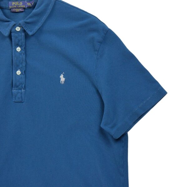 Polo manches courtes homme bleu Polo Ralph Lauren Col Polo