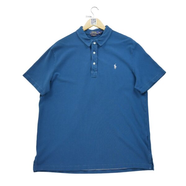 Polo manches courtes homme bleu Polo Ralph Lauren Col Polo