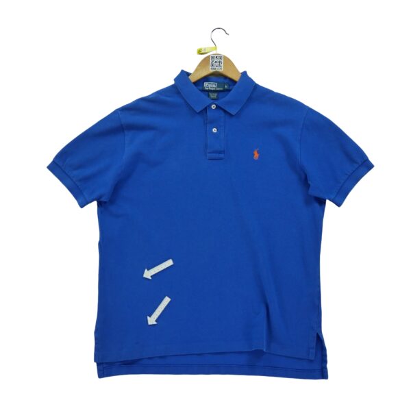 Polo manches courtes homme bleu Polo Ralph Lauren Col Polo