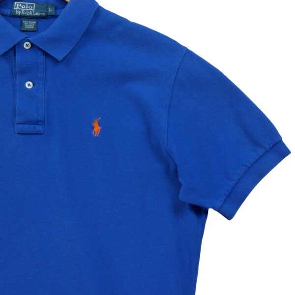 Polo manches courtes homme bleu Polo Ralph Lauren Col Polo