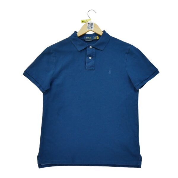 Polo manches courtes homme bleu Polo Ralph Lauren Col Polo