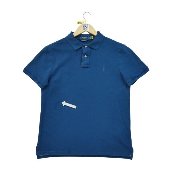 Polo manches courtes homme bleu Polo Ralph Lauren Col Polo