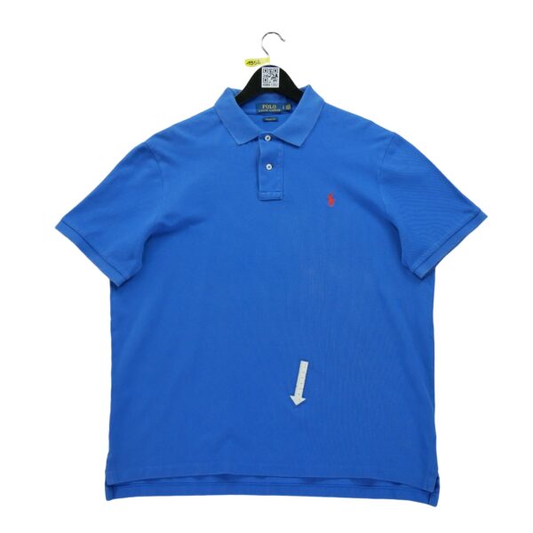 Polo manches courtes homme bleu Polo Ralph Lauren Col Polo