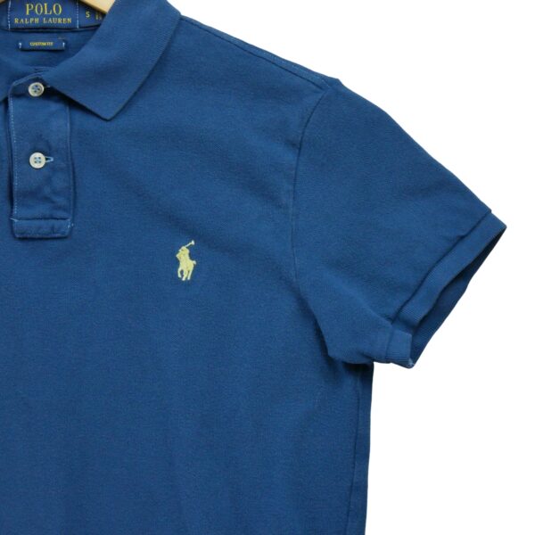 Polo manches courtes homme bleu Polo Ralph Lauren Col Polo