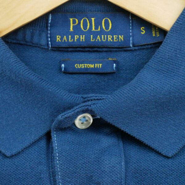 Polo manches courtes homme bleu Polo Ralph Lauren Col Polo