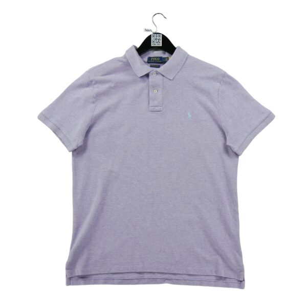 Polo manches courtes homme bleu Polo Ralph Lauren Col Polo