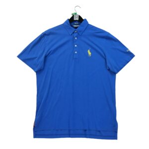 Polo manches courtes homme bleu Polo Ralph Lauren Col Polo