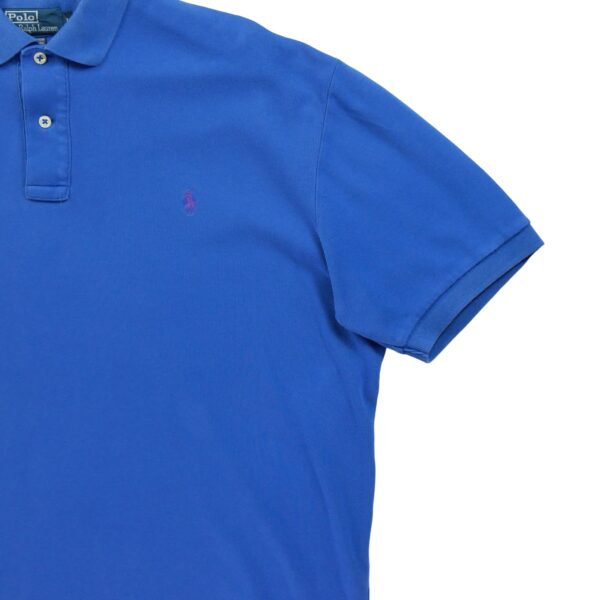 Polo manches courtes homme bleu Polo Ralph Lauren Col Polo