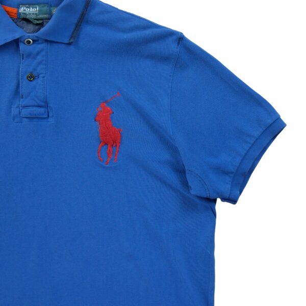 Polo manches courtes homme bleu Polo Ralph Lauren Col Polo