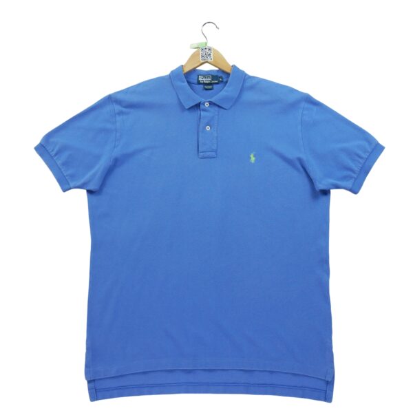 Polo manches courtes homme bleu Polo Ralph Lauren Col Polo