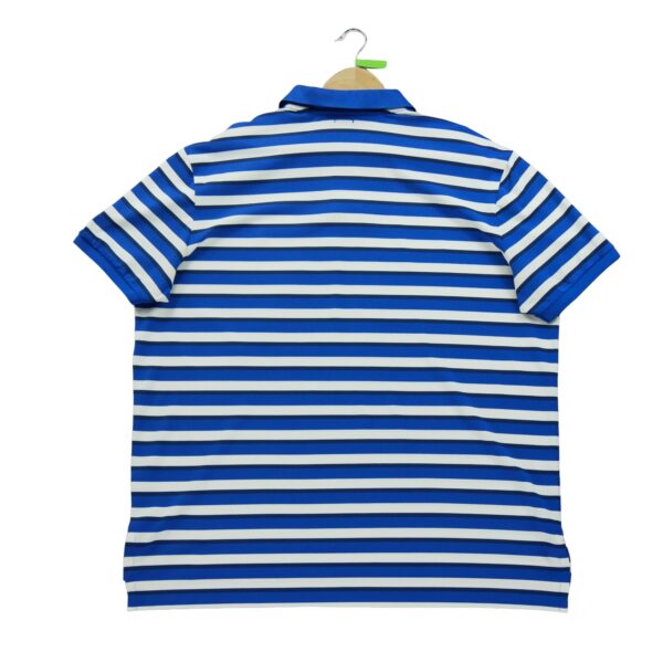 Polo manches courtes homme bleu Polo Ralph Lauren Motif a rayures Col Polo