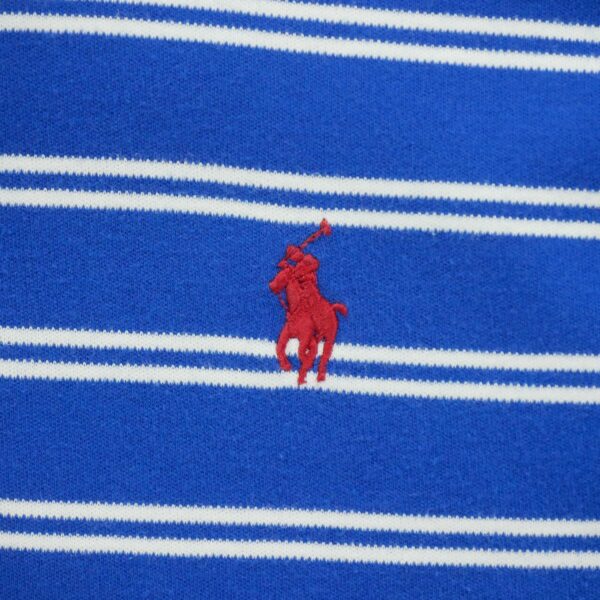 Polo manches courtes homme bleu Polo Ralph Lauren Motif a rayures Col Polo