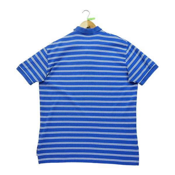 Polo manches courtes homme bleu Polo Ralph Lauren Motif a rayures Col Polo