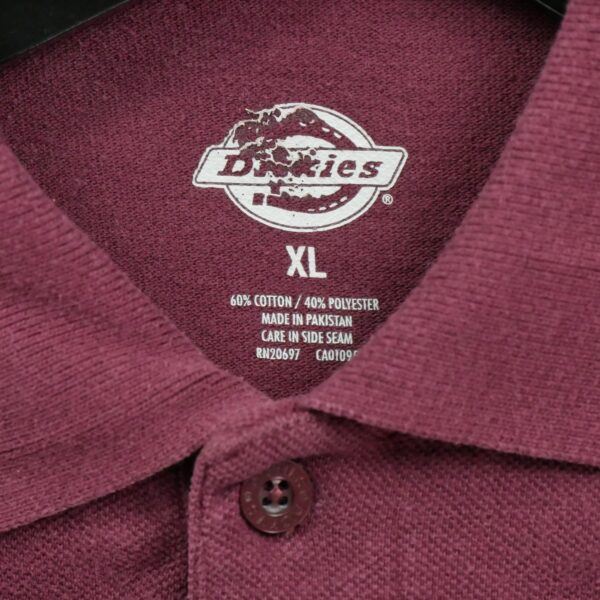 Polo manches courtes homme bordeaux Dickies Col Polo