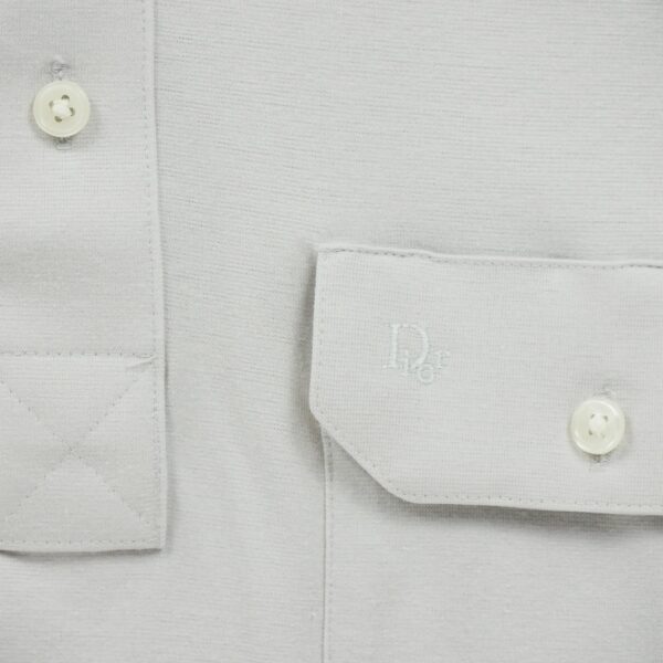 Polo manches courtes homme gris Dior Col Polo