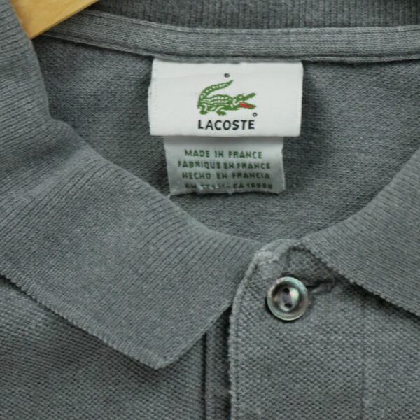 Polo manches courtes homme gris Lacoste Col Polo