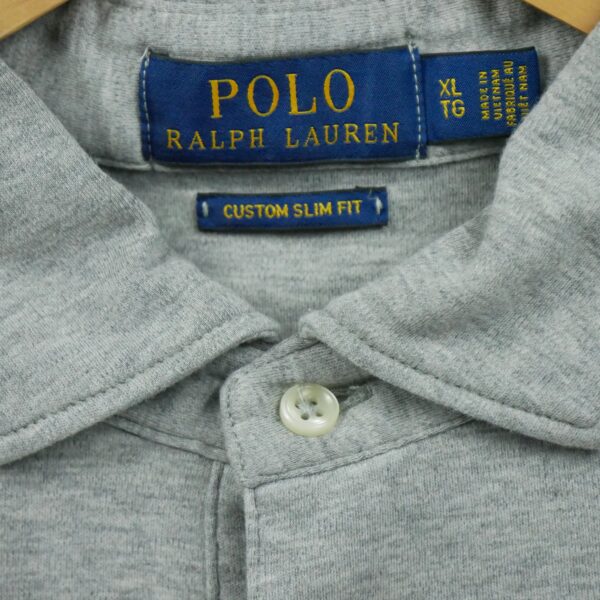 Polo manches courtes homme gris Polo Ralph Lauren Col Polo