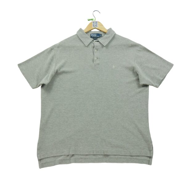 Polo manches courtes homme gris Polo Ralph Lauren Col Polo