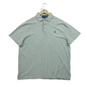 Polo manches courtes homme gris Polo Ralph Lauren Col Polo