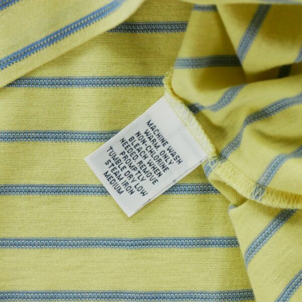 Polo manches courtes homme jaune Polo Ralph Lauren Motif a rayures Col Polo