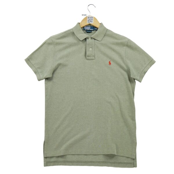 Polo manches courtes homme kaki Polo Ralph Lauren Col Polo