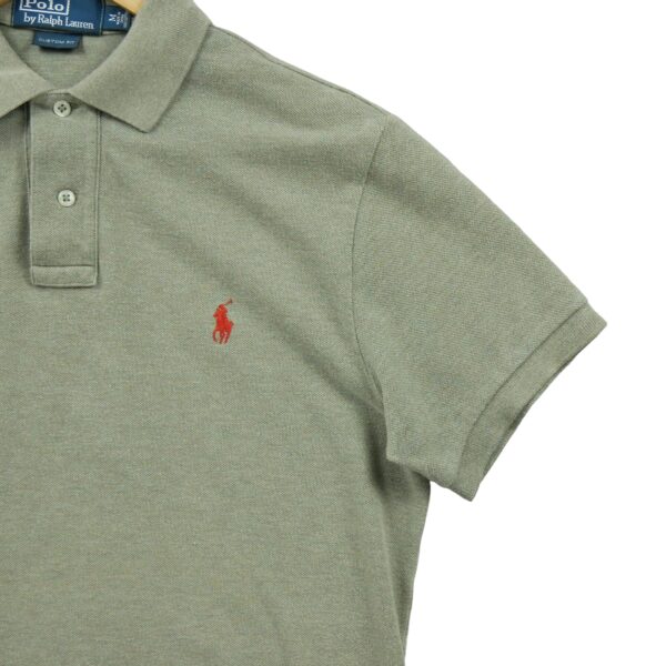 Polo manches courtes homme kaki Polo Ralph Lauren Col Polo