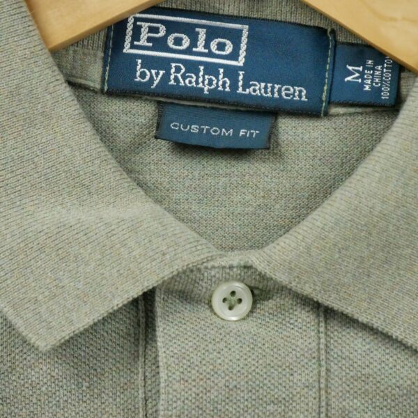 Polo manches courtes homme kaki Polo Ralph Lauren Col Polo
