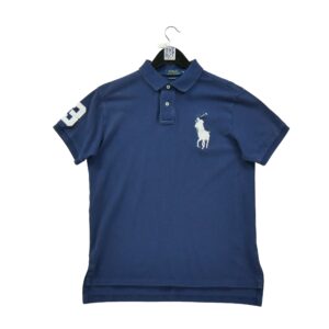 Polo manches courtes homme marine Polo Ralph Lauren Col Polo