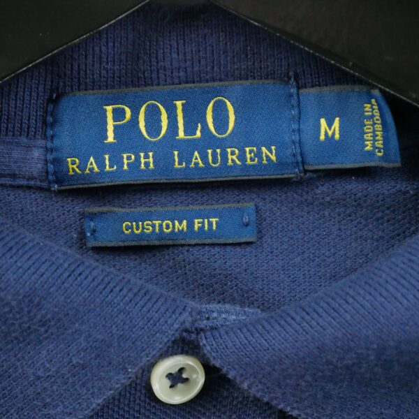 Polo manches courtes homme marine Polo Ralph Lauren Col Polo