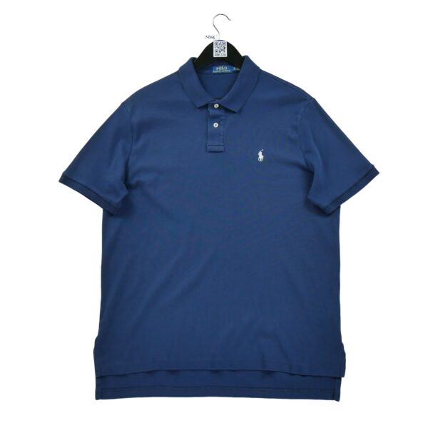Polo manches courtes homme marine Polo Ralph Lauren Col Polo