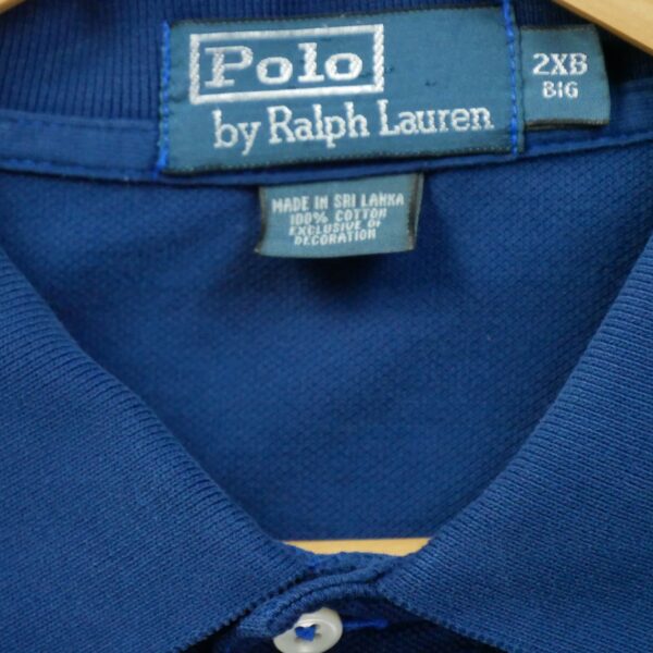 Polo manches courtes homme marine Polo Ralph Lauren Col Polo