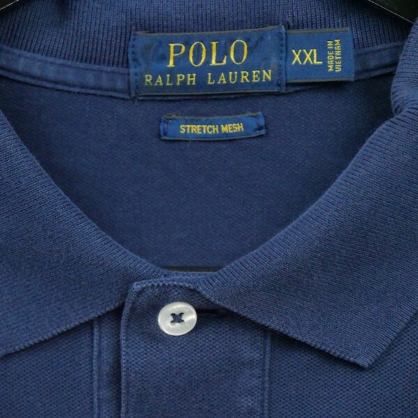 Polo manches courtes homme marine Polo Ralph Lauren Col Polo