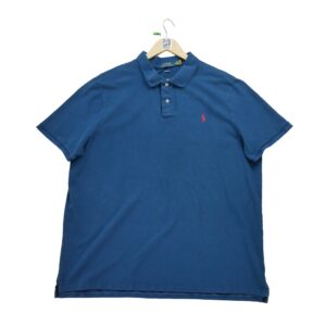 Polo manches courtes homme marine Polo Ralph Lauren Col Polo