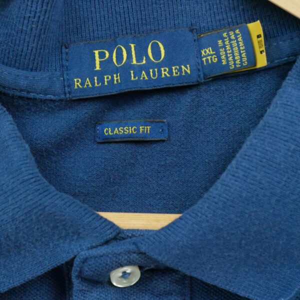 Polo manches courtes homme marine Polo Ralph Lauren Col Polo