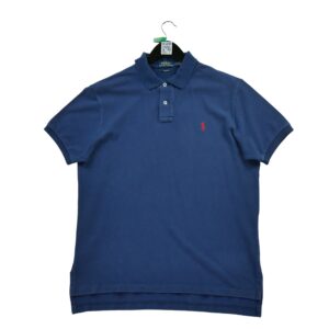 Polo manches courtes homme marine Polo Ralph Lauren Col Polo