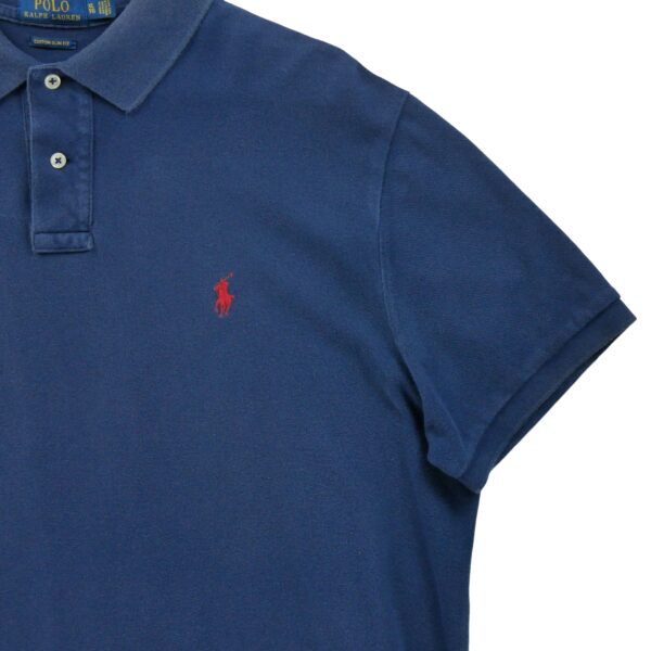 Polo manches courtes homme marine Polo Ralph Lauren Col Polo