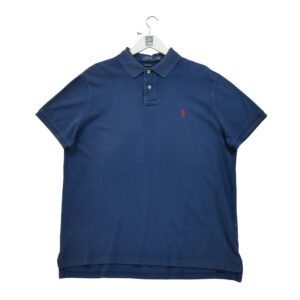 Polo manches courtes homme marine Polo Ralph Lauren Col Polo
