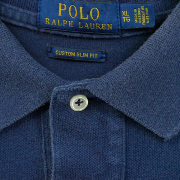 Polo manches courtes homme marine Polo Ralph Lauren Col Polo