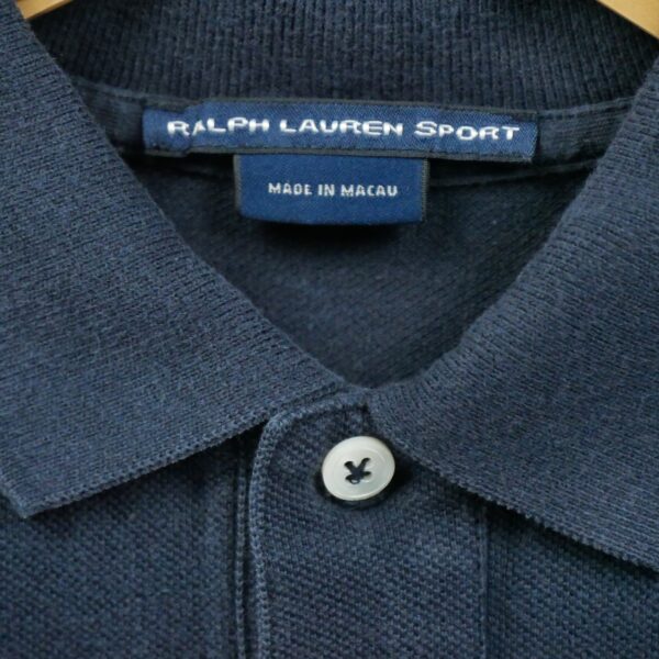 Polo manches courtes homme marine Polo Ralph Lauren Col Polo