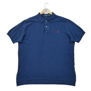 Polo manches courtes homme marine Polo Ralph Lauren Col Polo