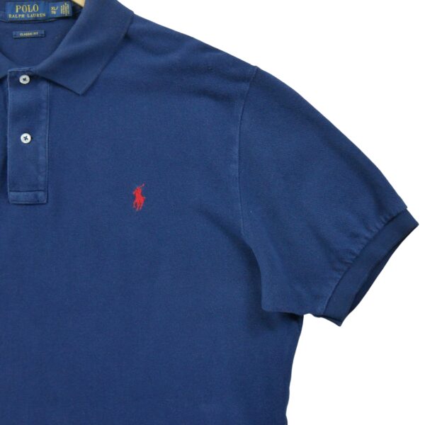 Polo manches courtes homme marine Polo Ralph Lauren Col Polo