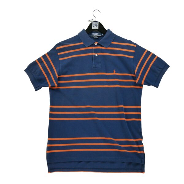 Polo manches courtes homme marine Polo Ralph Lauren Motif a rayures Col Polo