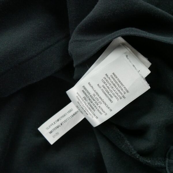 Polo manches courtes homme noir Polo Ralph Lauren Col Polo