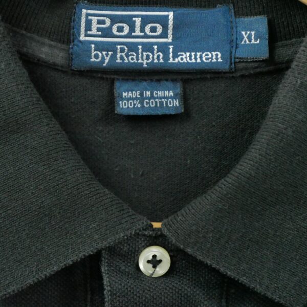 Polo manches courtes homme noir Polo Ralph Lauren Col Polo