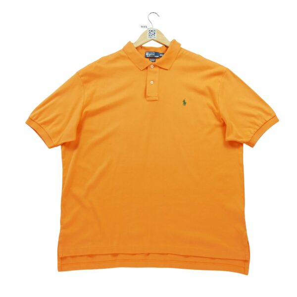 Polo manches courtes homme orange Polo Ralph Lauren Col Polo