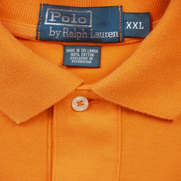 Polo manches courtes homme orange Polo Ralph Lauren Col Polo